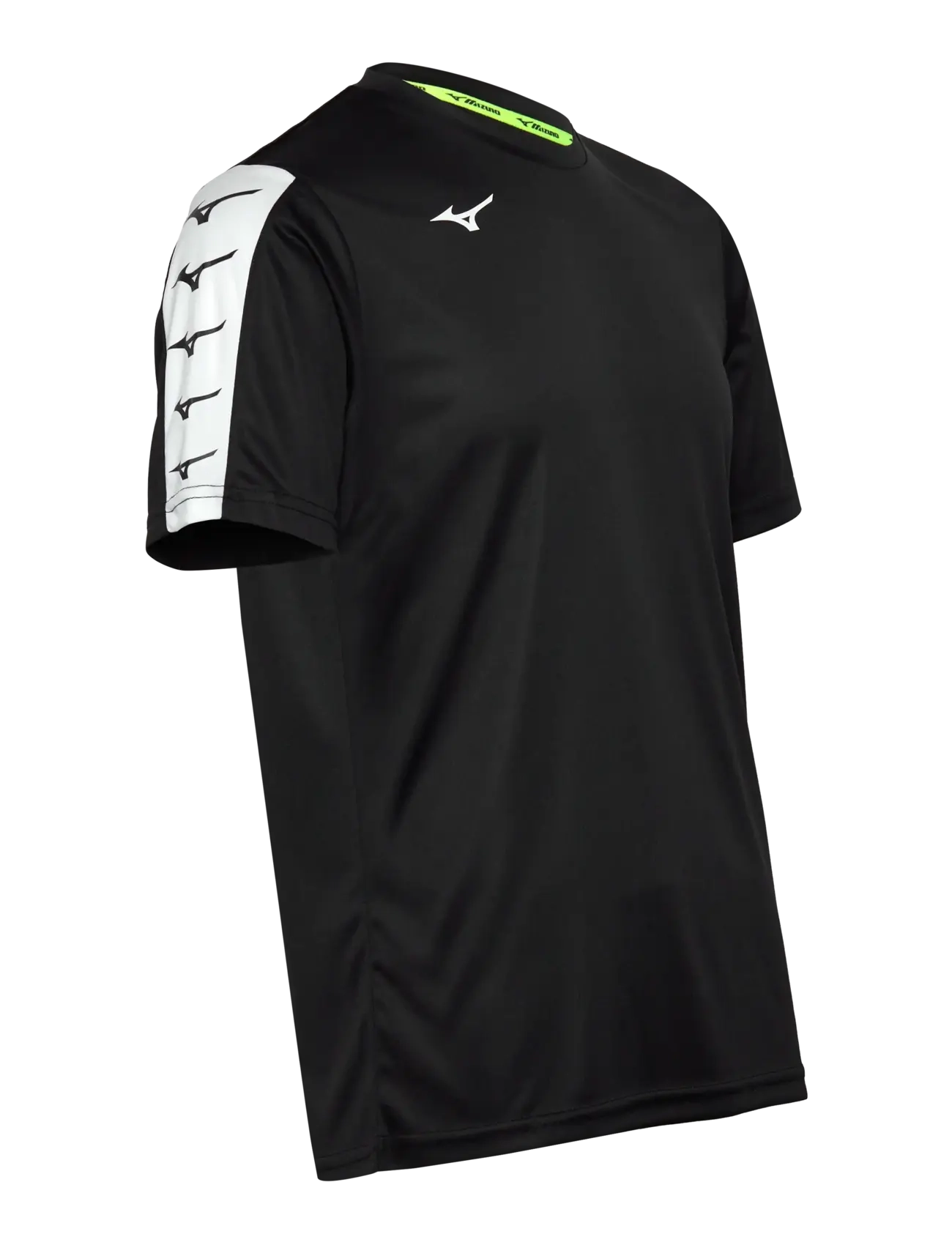 Mizuno - Nara Training Tee M - stuttermarbolir - black - 2