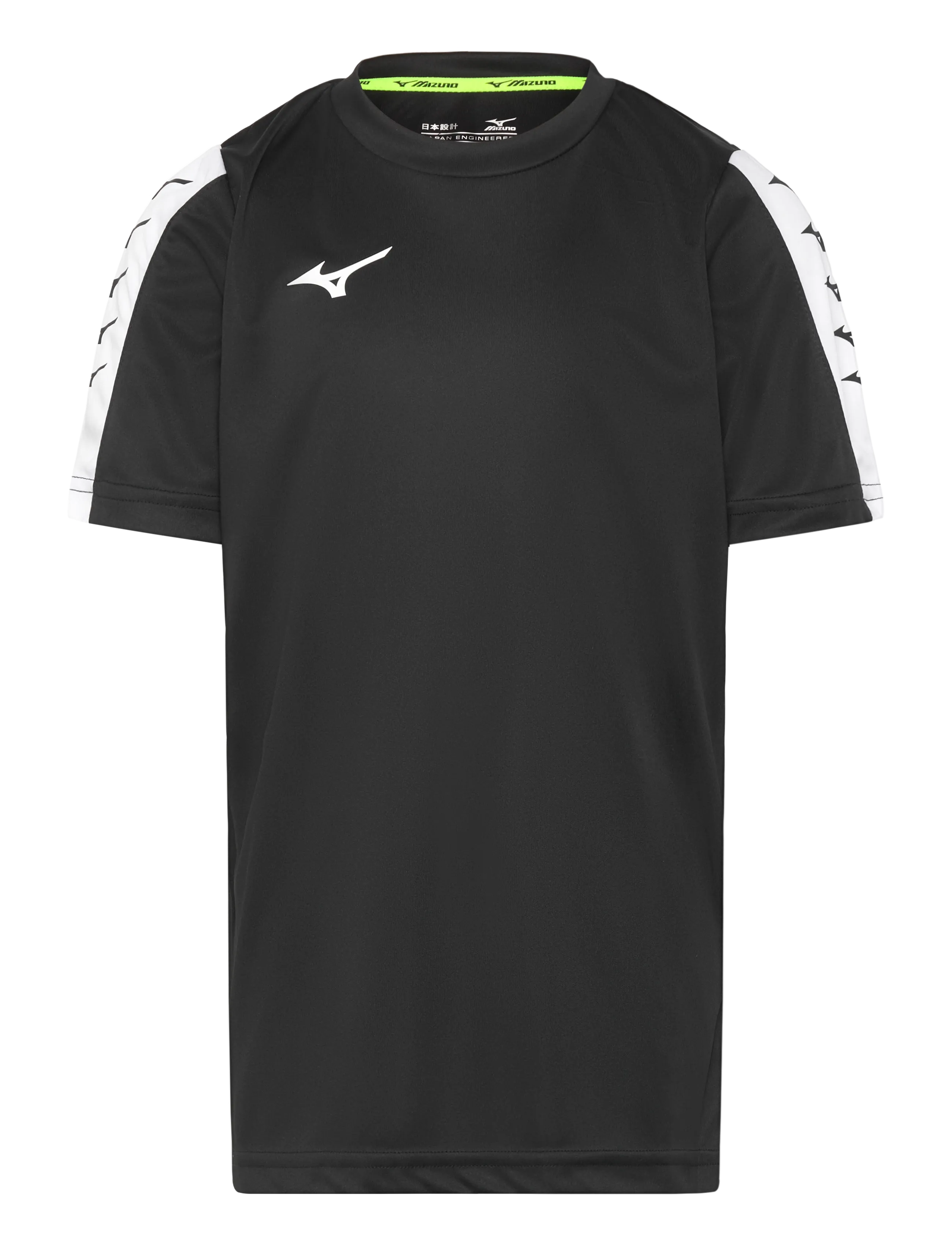 Mizuno Nara Training Tee Jr, Børn, Trænings T-shirt, Sort, Str: 128