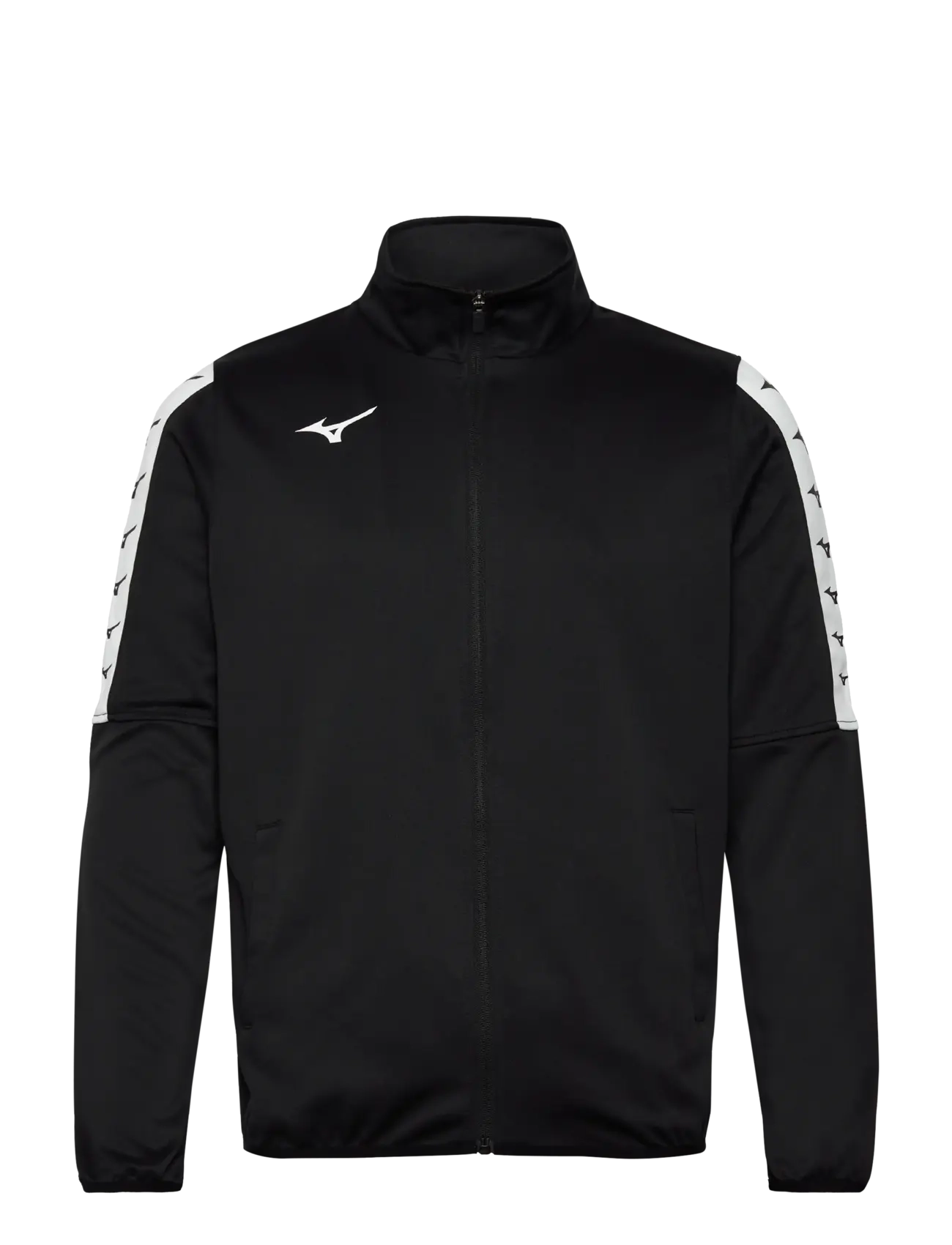 Mizuno Nara Interlock Track Jacket M, M, Black, Sport Jackets > Sport Training Jackets, Herre