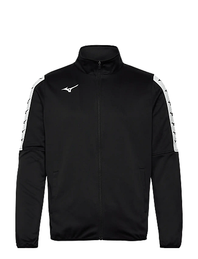 Mizuno Nara Interlock Track Jacket M - Yttertøy - BLACK / black