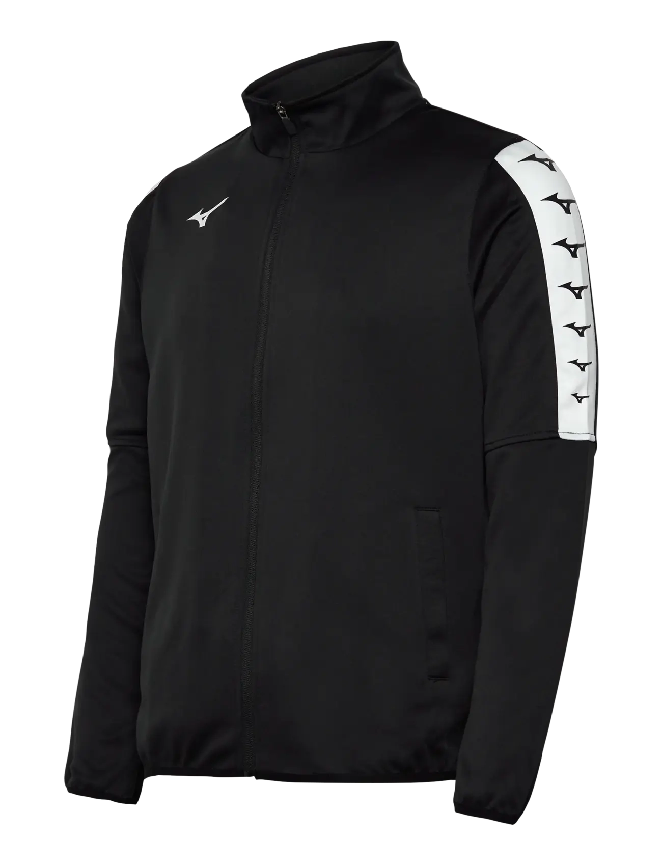 Mizuno - Nara Interlock Track Jacket M - sportjacken - black - 3