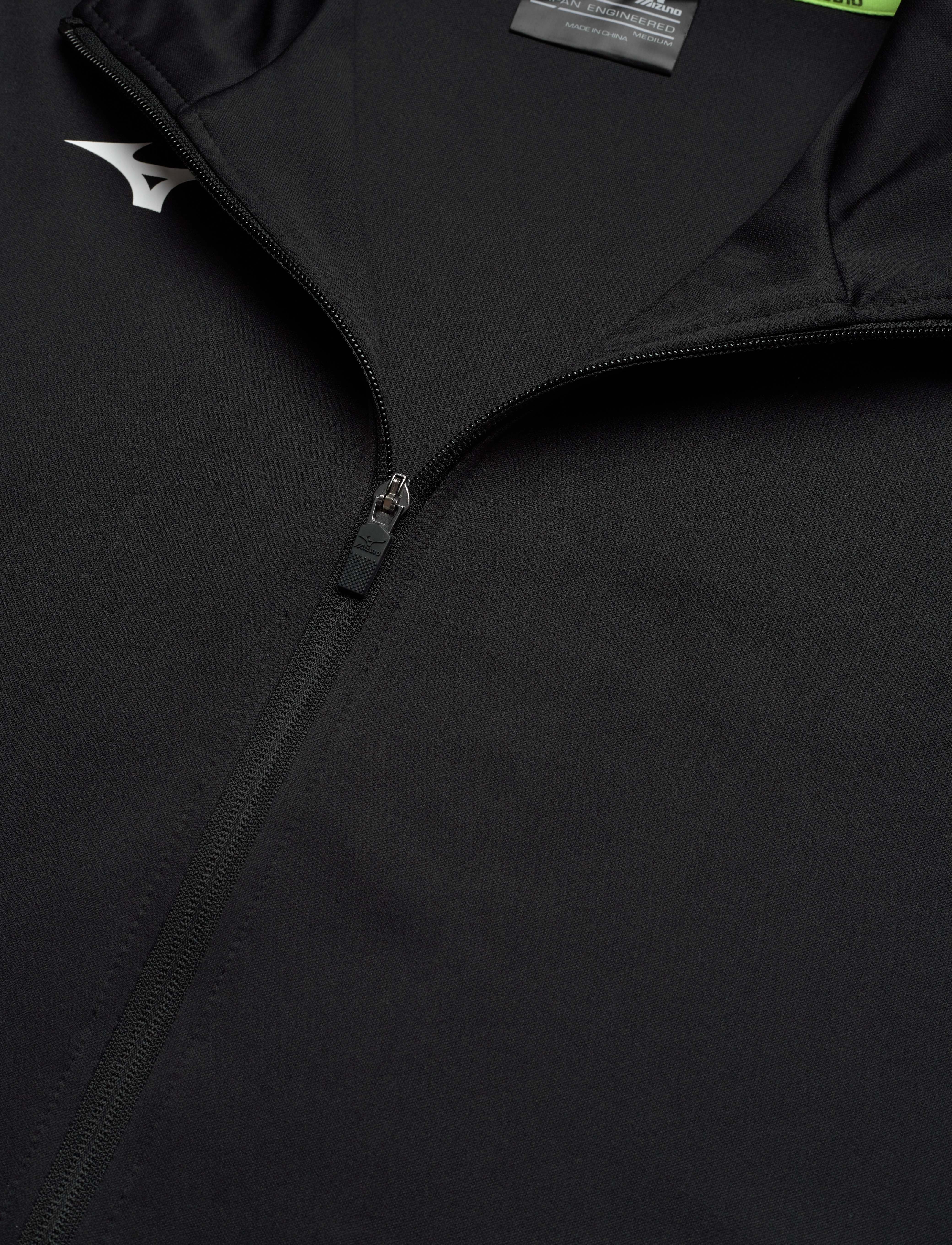 Mizuno - Nara Interlock Track Jacket M - sportjacken - black - 4