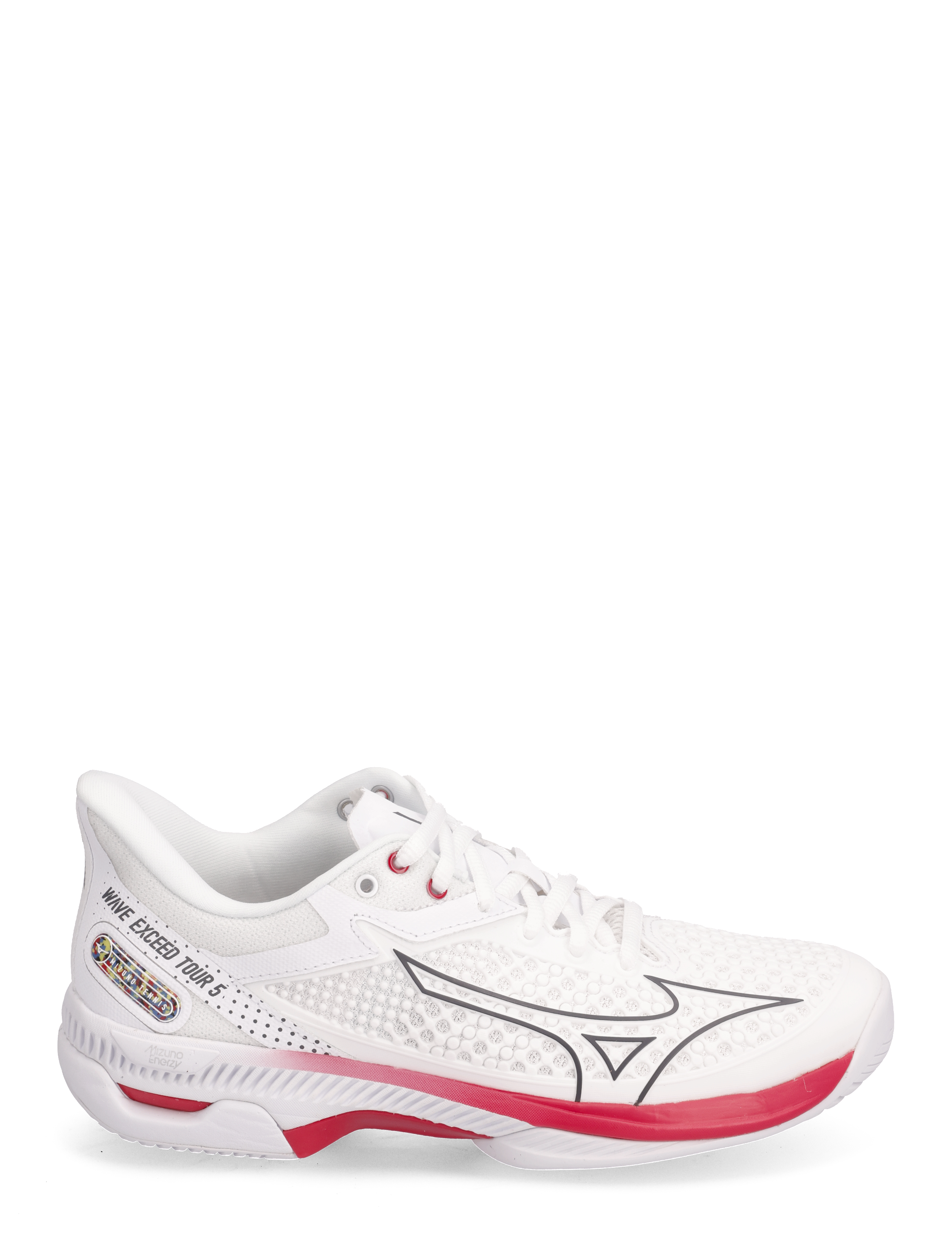 Mizuno - WAVE EXCEED TOUR 5AC(W) - undyed white/quiet shade/opera red - 1