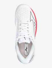 Mizuno - WAVE EXCEED TOUR 5AC(W) - racketsports shoes - undyed white/quiet shade/opera red - 3