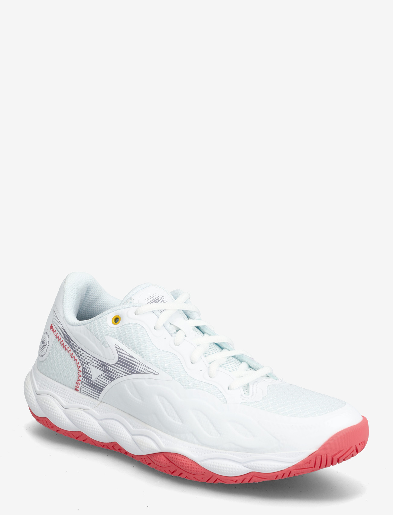 Mizuno - WAVE ENFORCE COURT AC W - tennissko - white/blue granite/calypso coral - 0