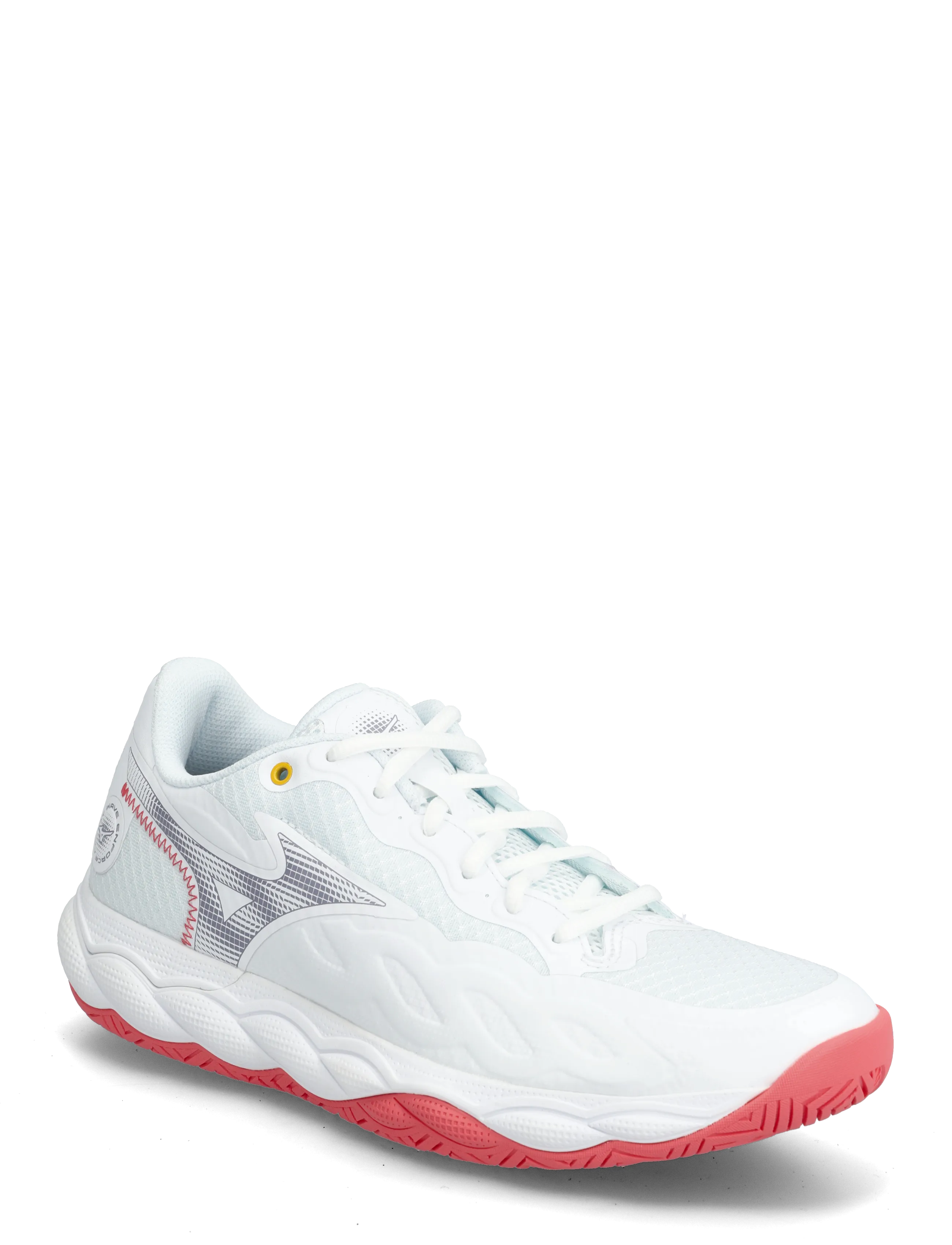 Mizuno WAVE ENFORCE COURT AC(W) - Mizuno - WHITE/BLUE GRANITE/CALYPSO CORAL / white