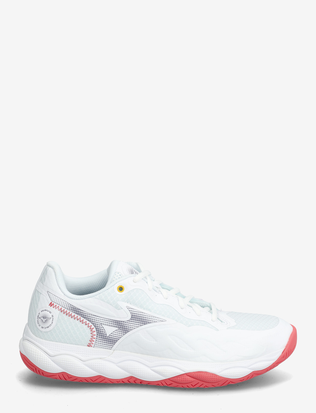 Mizuno - WAVE ENFORCE COURT AC W - tennissko - white/blue granite/calypso coral - 1