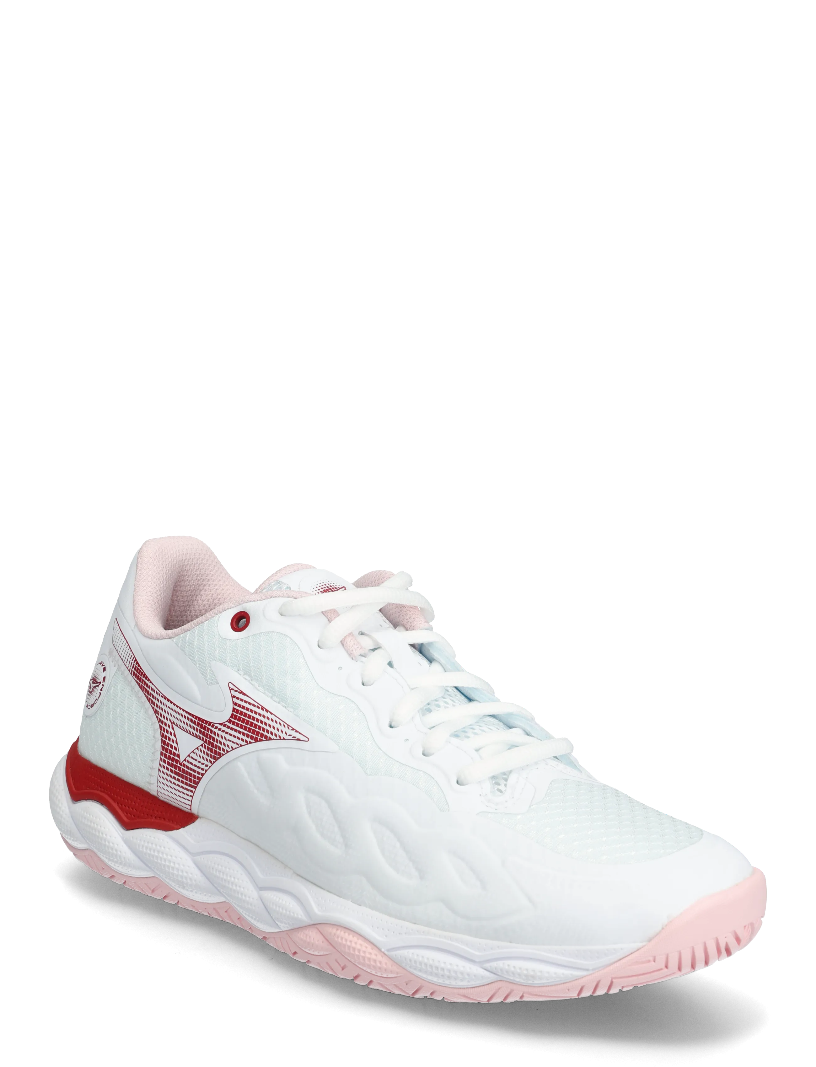 Mizuno WAVE ENFORCE COURT AC(W) - Mizuno - WHITE/PINKESQUE/BARBADOS CHERRY / white