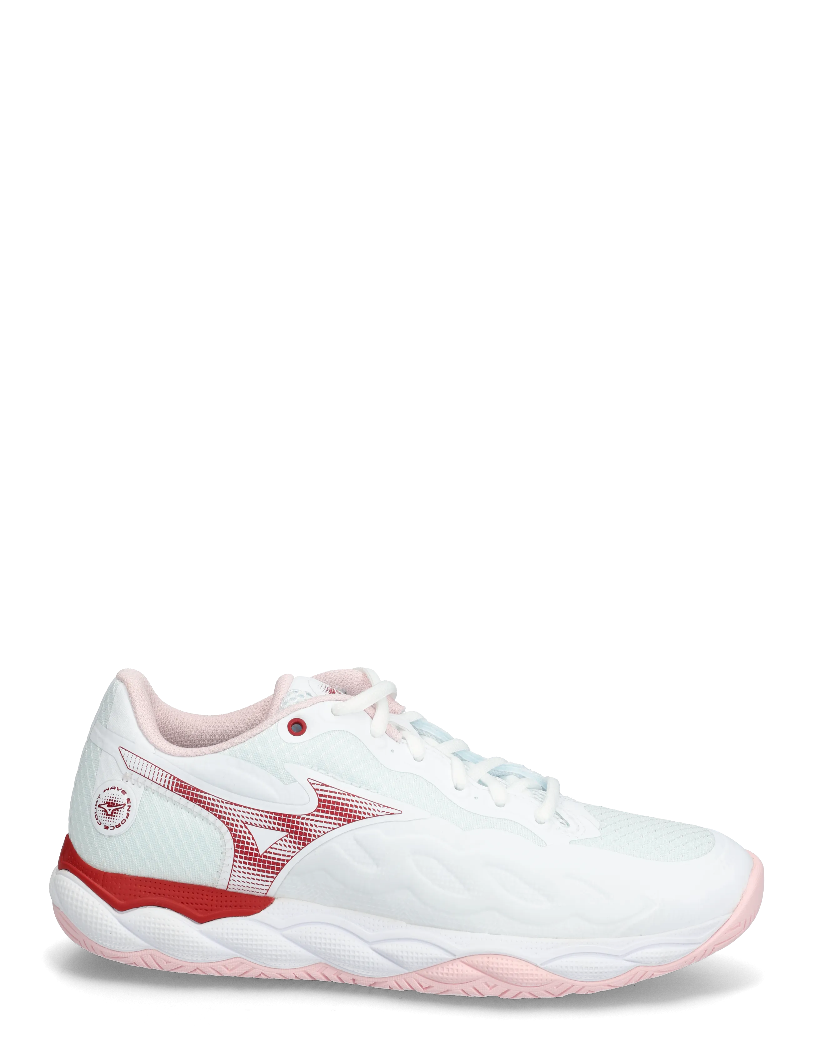 Mizuno - WAVE ENFORCE COURT AC W - tennisschuhe - white/pinkesque/barbados cherry - 1