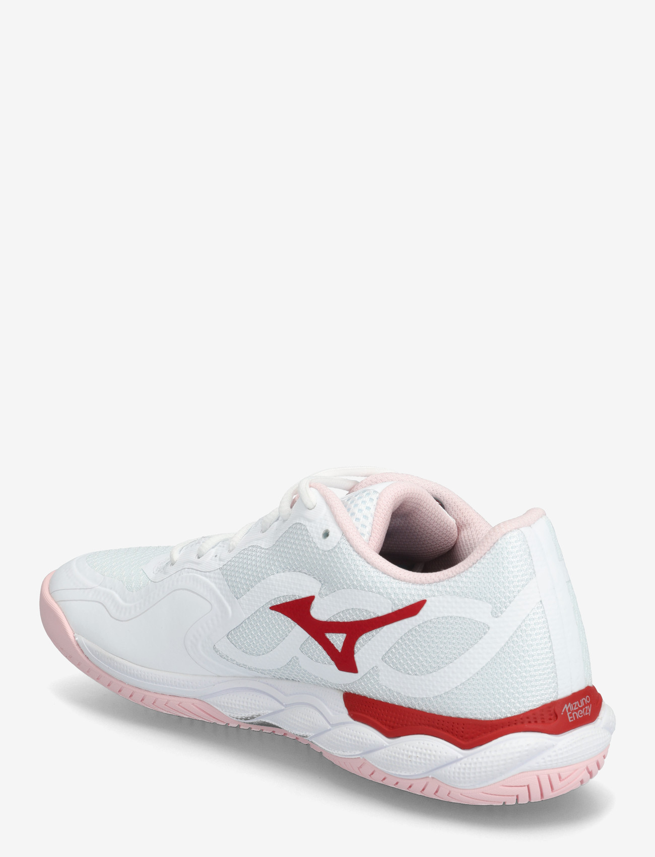 Mizuno - WAVE ENFORCE COURT AC(W) - tennisschuhe - white/pinkesque/barbados cherry - 2