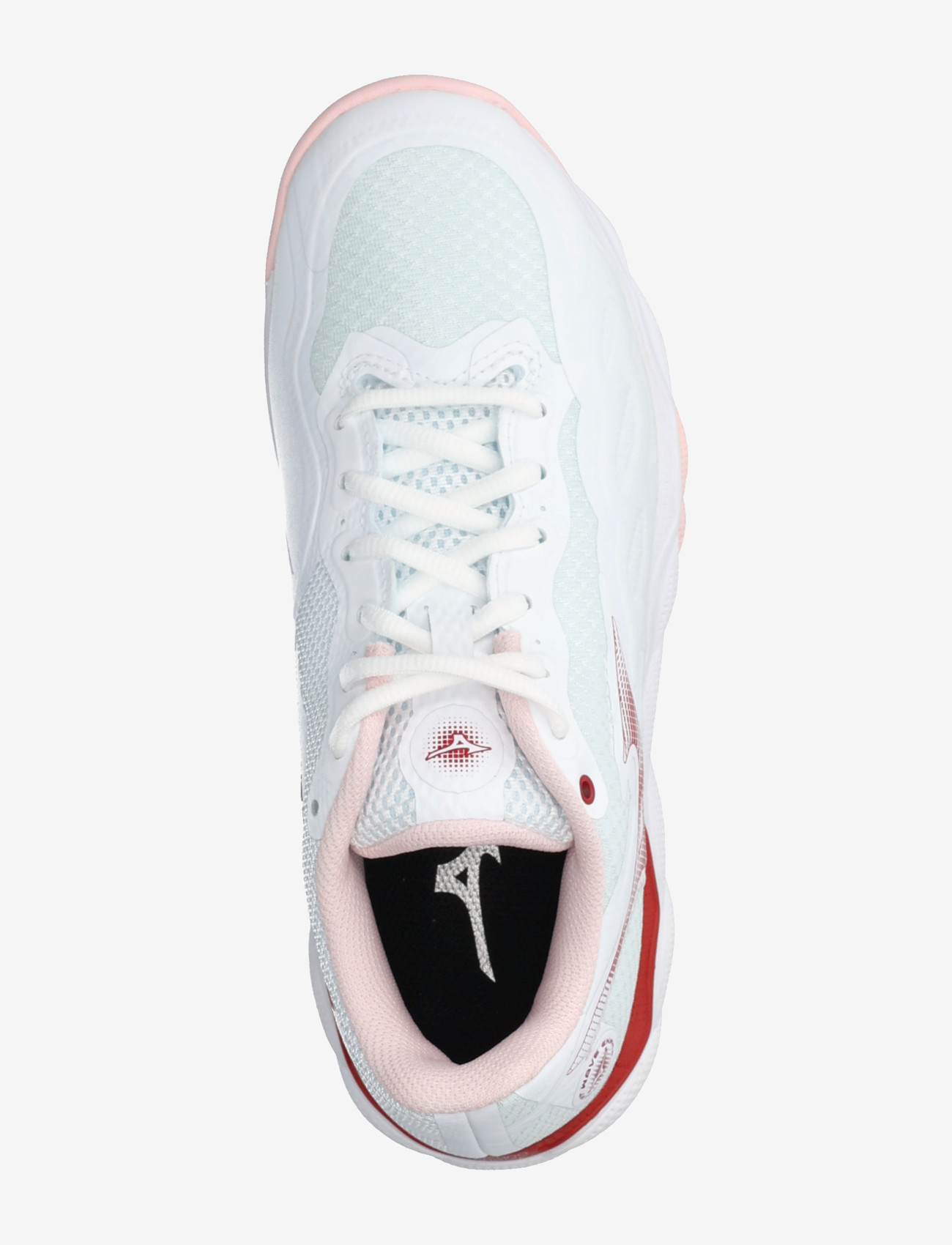 Mizuno - WAVE ENFORCE COURT AC(W) - tennisschuhe - white/pinkesque/barbados cherry - 3