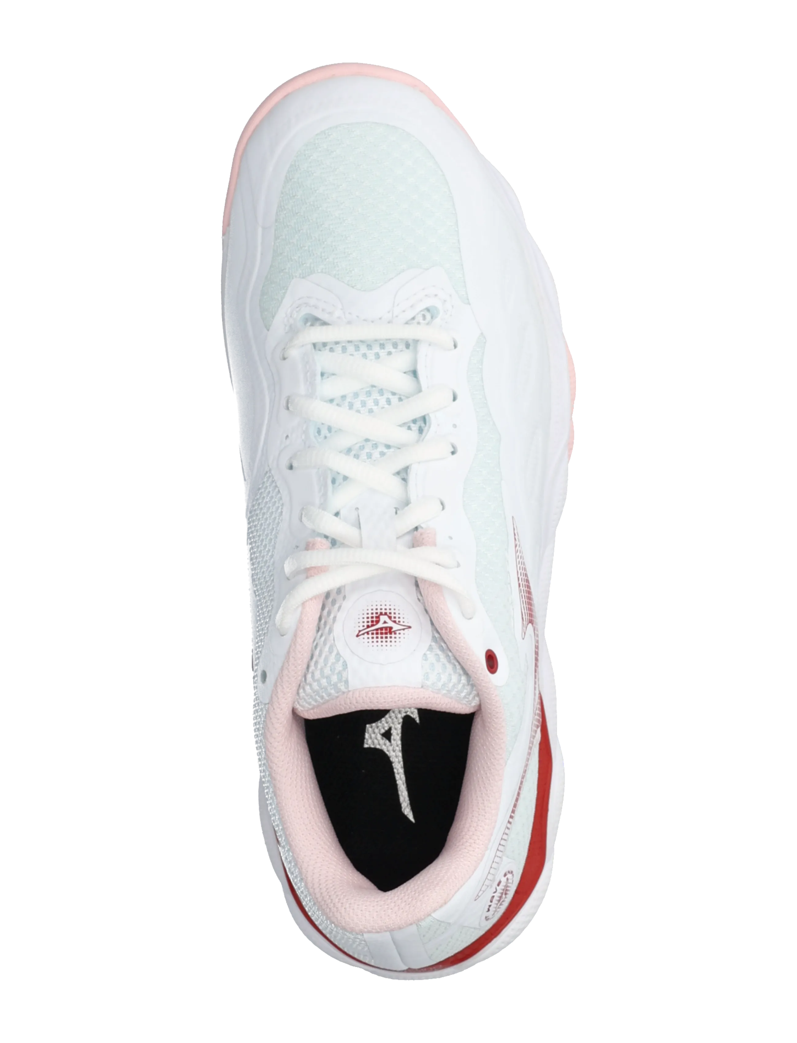 Mizuno - WAVE ENFORCE COURT AC W - tennisschuhe - white/pinkesque/barbados cherry - 3