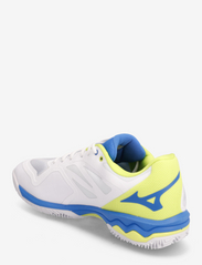Mizuno - WAVE EXCEED LGTPADEL(M) - racketsports shoes - white/peace blue/acid lime - 2