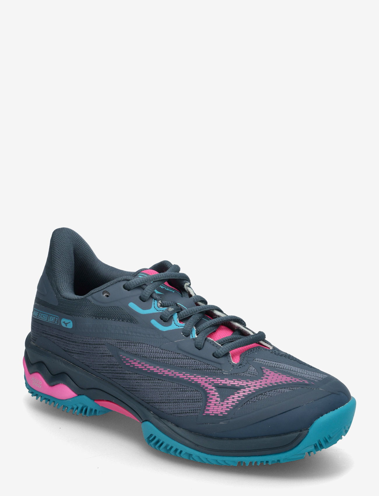Mizuno - WAVE EXCEED LIGHT 2(W) - tennissko - midnight navy/fuchsia purple/enamel blue - 0