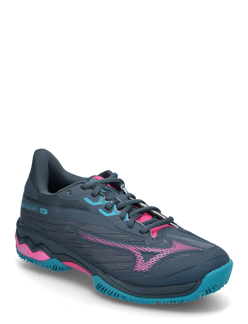 Mizuno - WAVE EXCEED LIGHT 2(W) - tennissko - midnight navy/fuchsia purple/enamel blue - 0