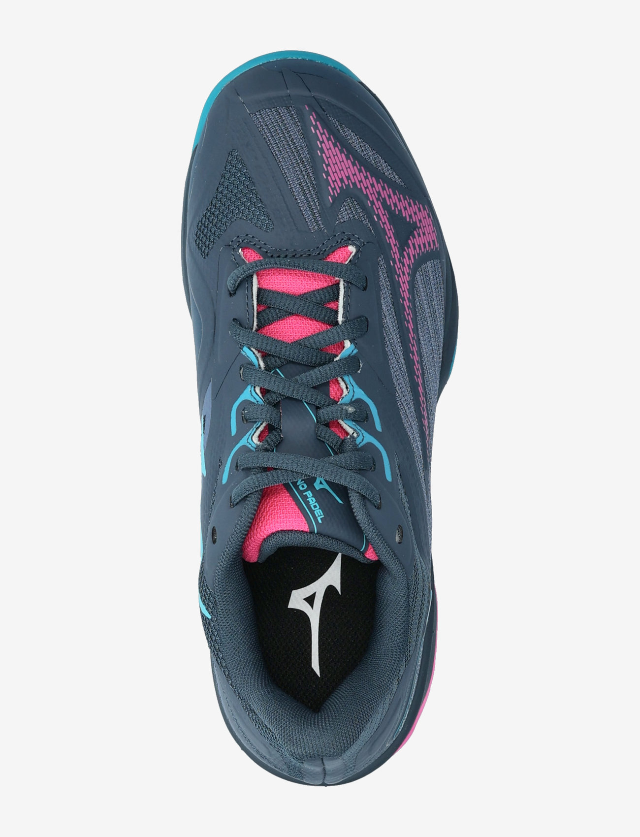 Mizuno - WAVE EXCEED LIGHT 2(W) - tennissko - midnight navy/fuchsia purple/enamel blue - 3