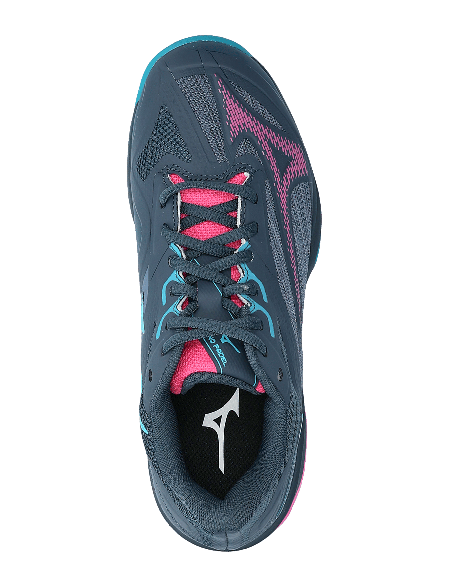 Mizuno - WAVE EXCEED LIGHT 2(W) - midnight navy/fuchsia purple/enamel blue - 3