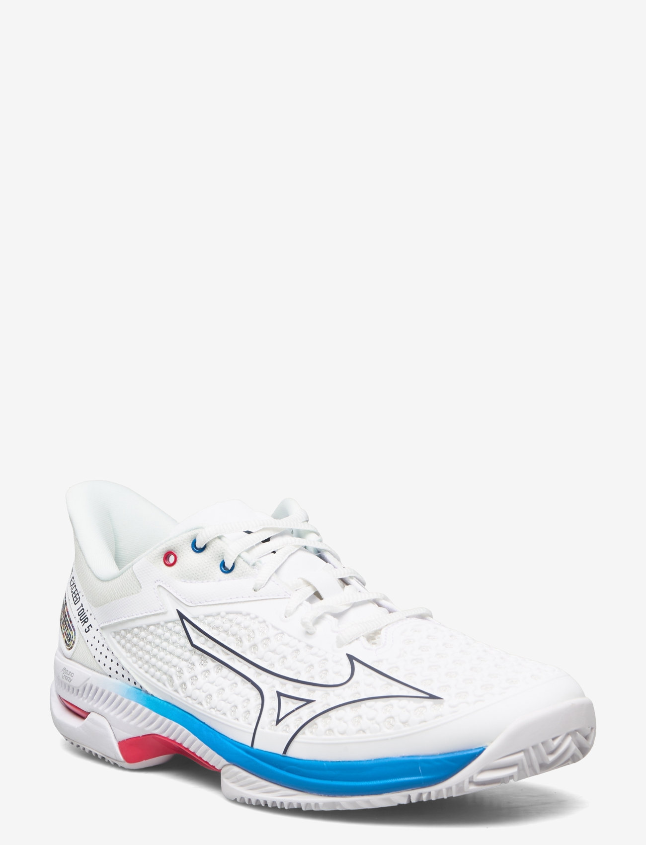 Mizuno - WAVE EXCEED TOUR 5CC(U) - undyed white/spellbound/peach blue - 0