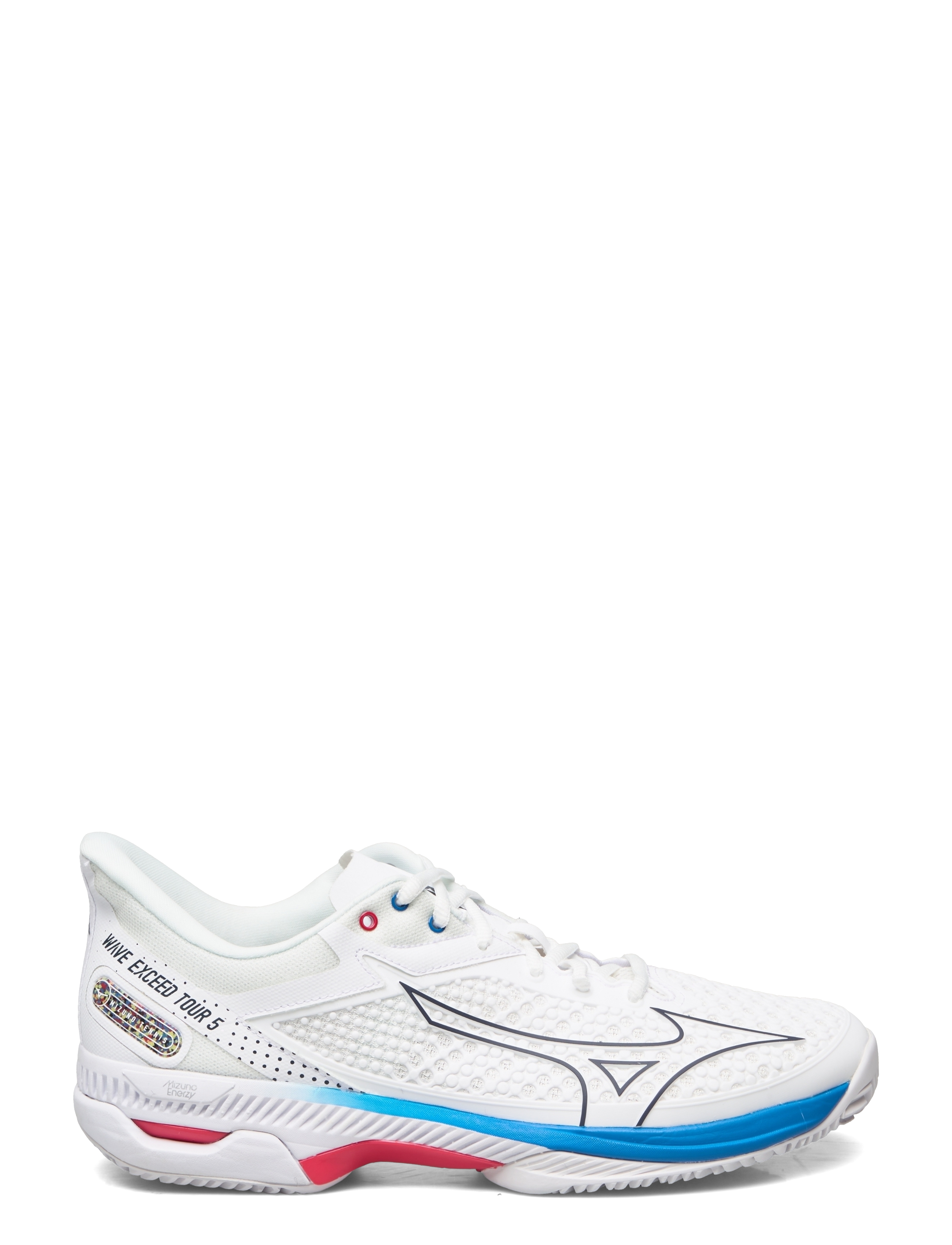 Mizuno - WAVE EXCEED TOUR 5CC(U) - undyed white/spellbound/peach blue - 1