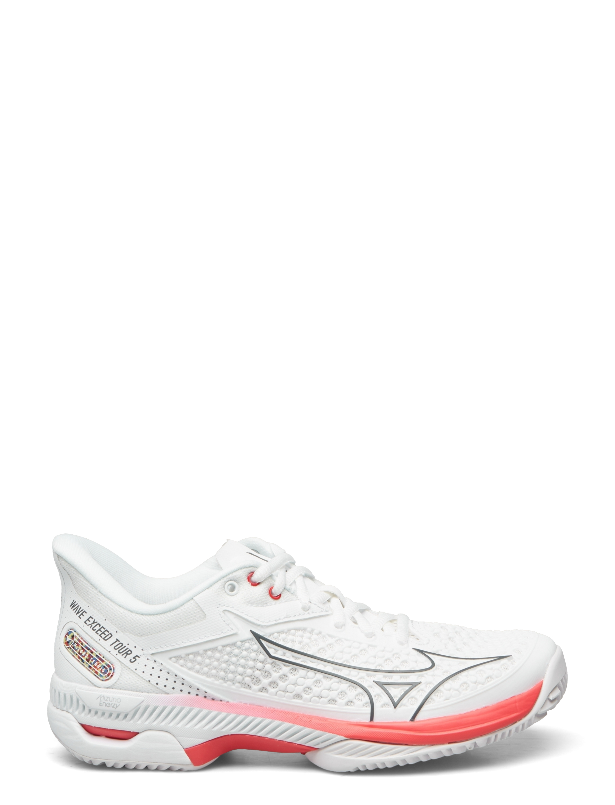 Mizuno - WAVE EXCEED TOUR 5CC(W) - undyed white/quiet shade/opera red - 1