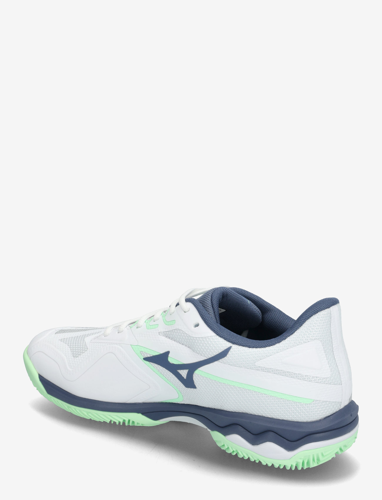 Mizuno - WAVE EXCEED LIGHT 2(M) - tennisejalatsid - white/vintage indigo/neo mint - 2