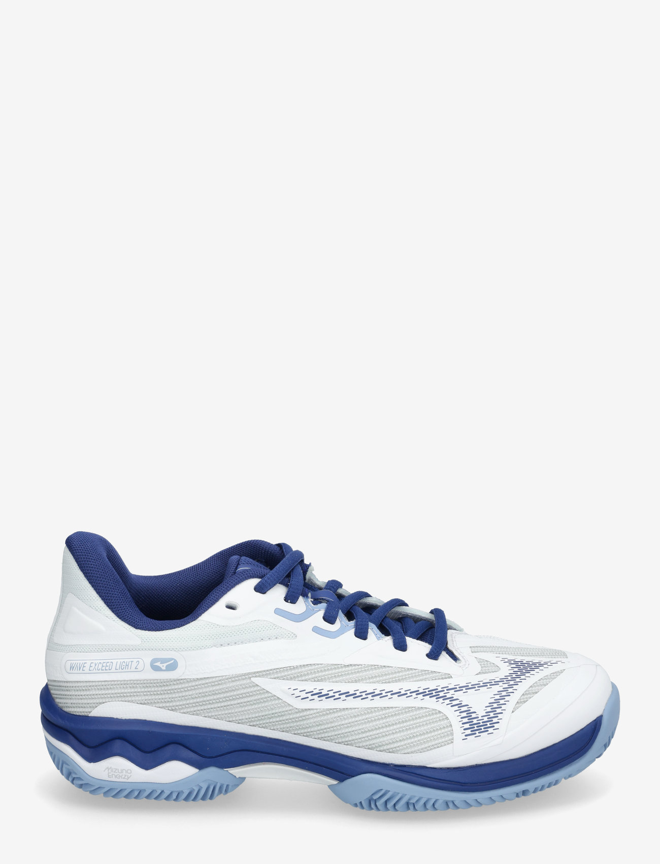 Mizuno - WAVE EXCEED LIGHT 2(W) - tennis shoes - white/bellwether blue/bel air blue - 1