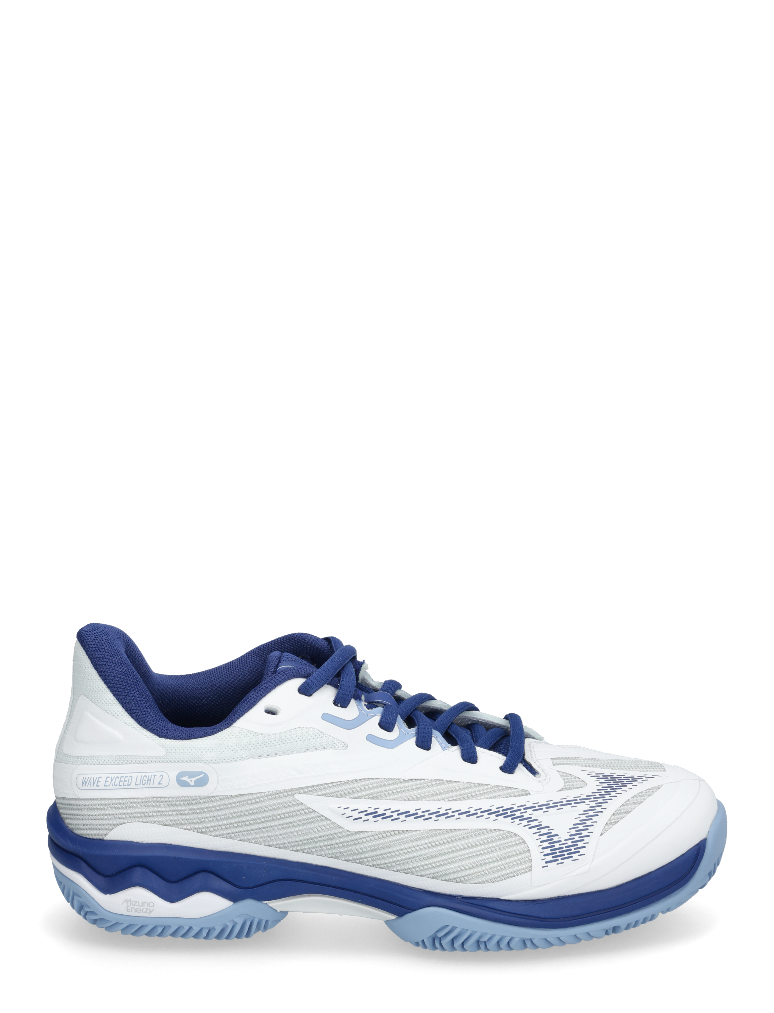 Mizuno - WAVE EXCEED LIGHT 2(W) - mailapelikengät - white/bellwether blue/bel air blue - 1