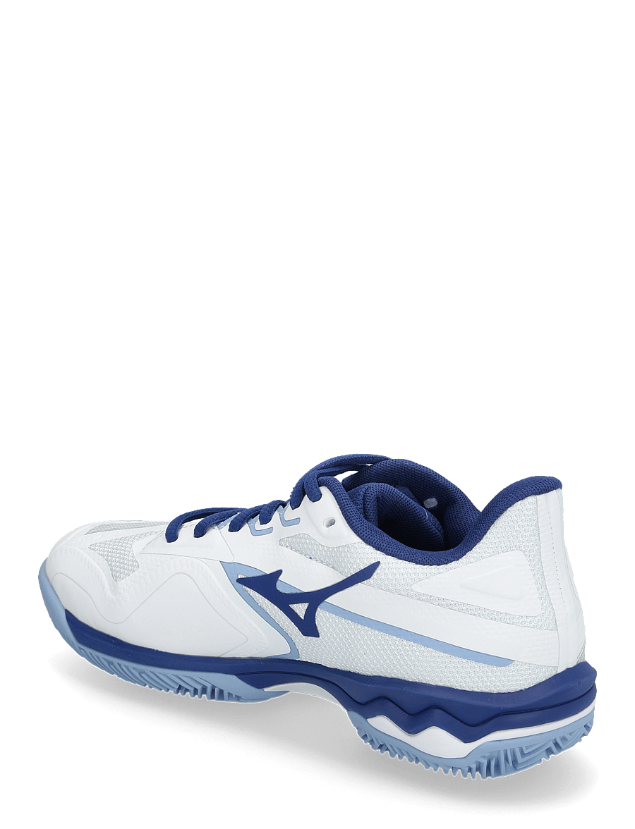 Mizuno - WAVE EXCEED LIGHT 2(W) - buty do tenisa - white/bellwether blue/bel air blue - 2