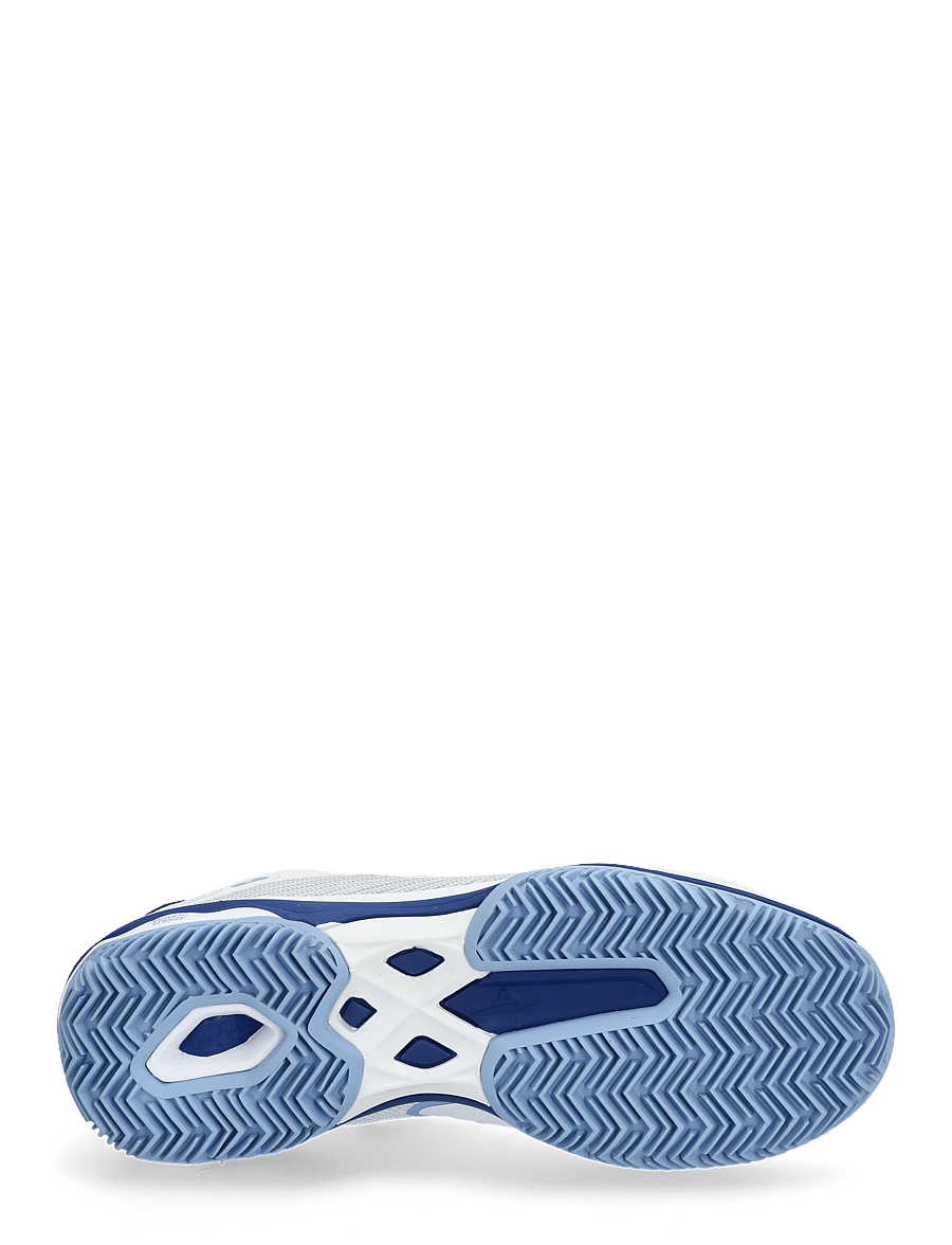 Mizuno - WAVE EXCEED LIGHT 2(W) - buty do tenisa - white/bellwether blue/bel air blue - 4