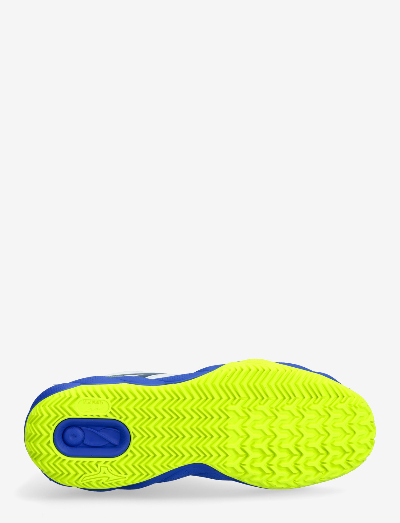 Mizuno - WAVE ENFORCE COURT CC(U) - tennissko - white/dazzling blue/lightning yellow - 4