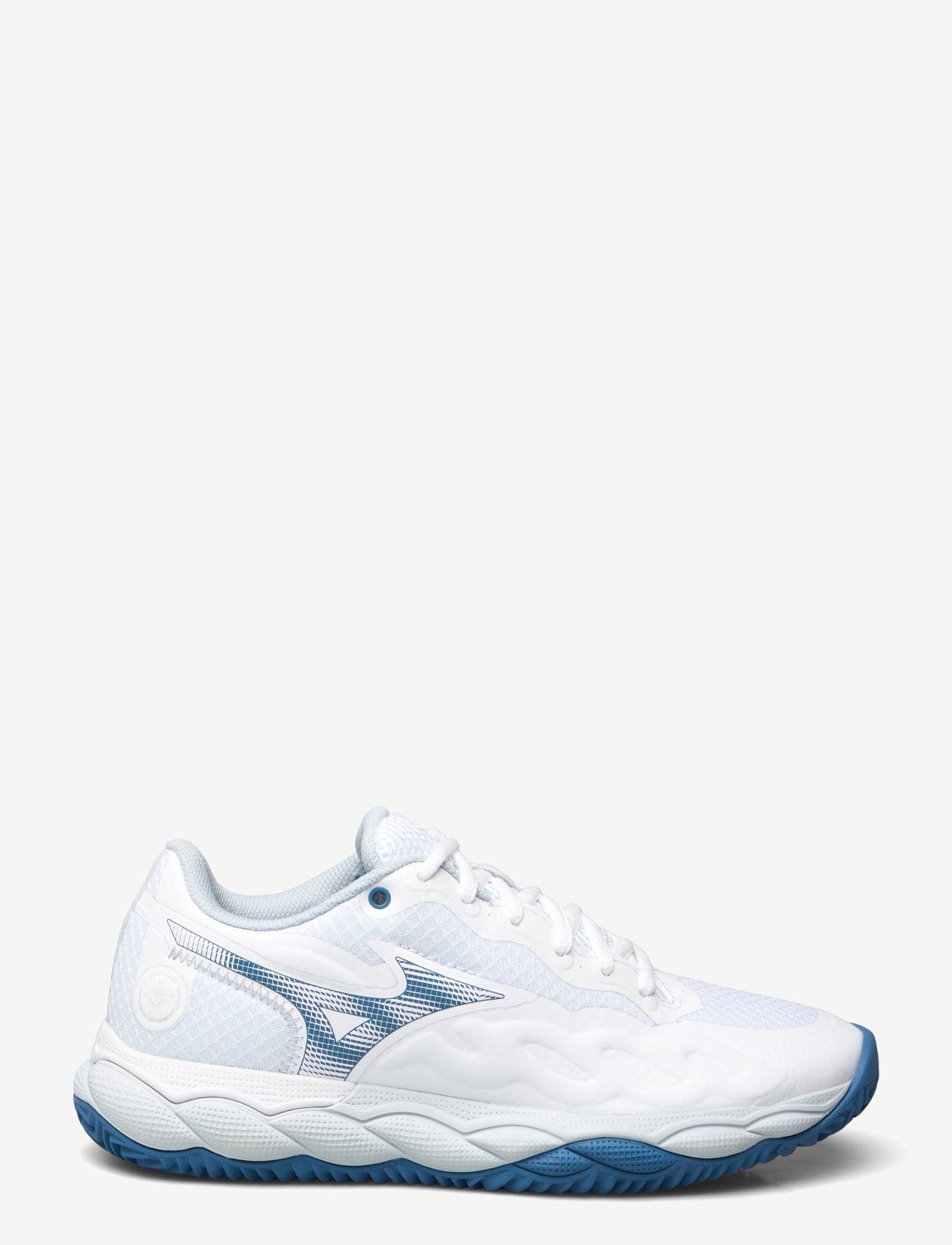 Mizuno - WAVE ENFORCE COURT CC(W) - tennissko - white/parisian blue/plein air - 2