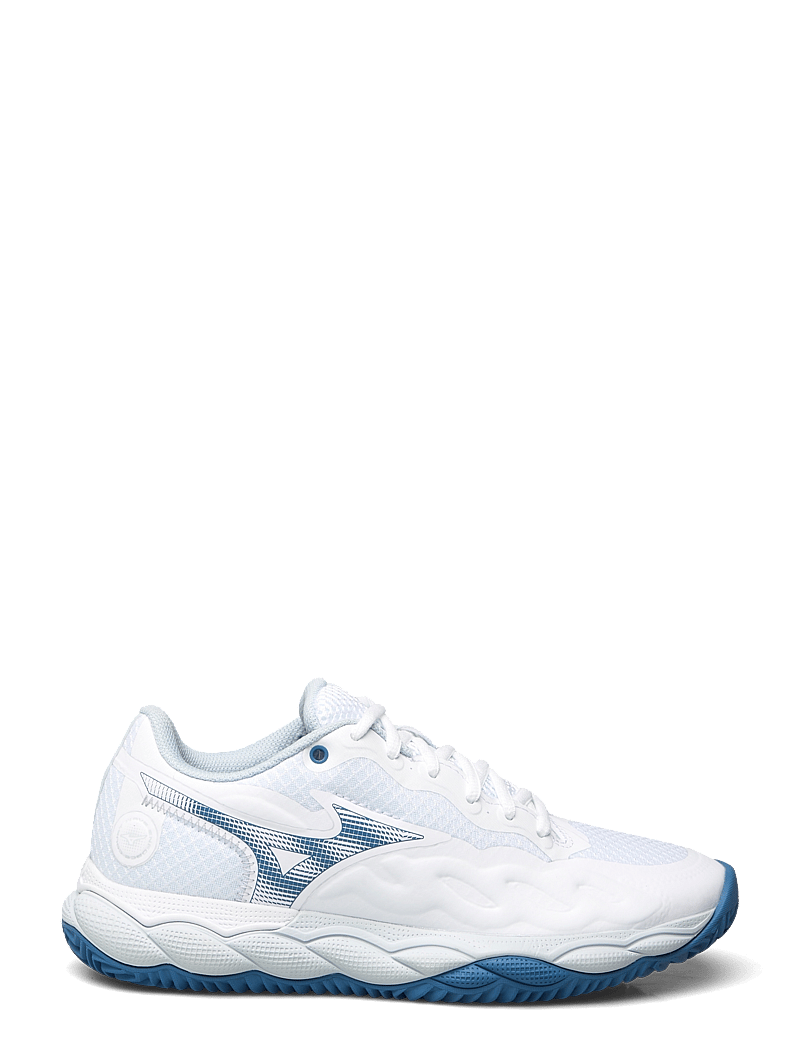 Mizuno - WAVE ENFORCE COURT CC(W) - tennissko - white/parisian blue/plein air - 2