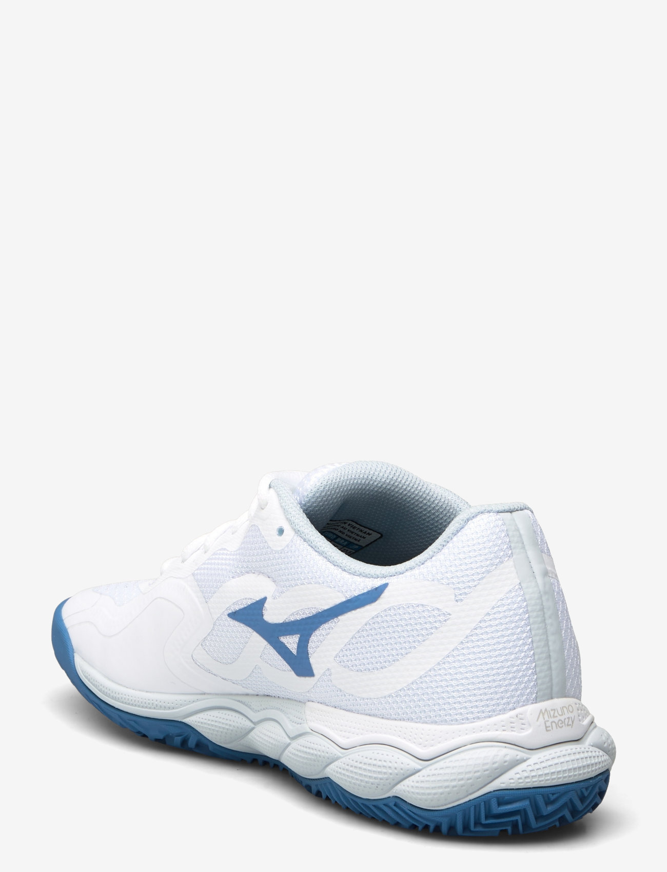 Mizuno - WAVE ENFORCE COURT CC(W) - tennissko - white/parisian blue/plein air - 3
