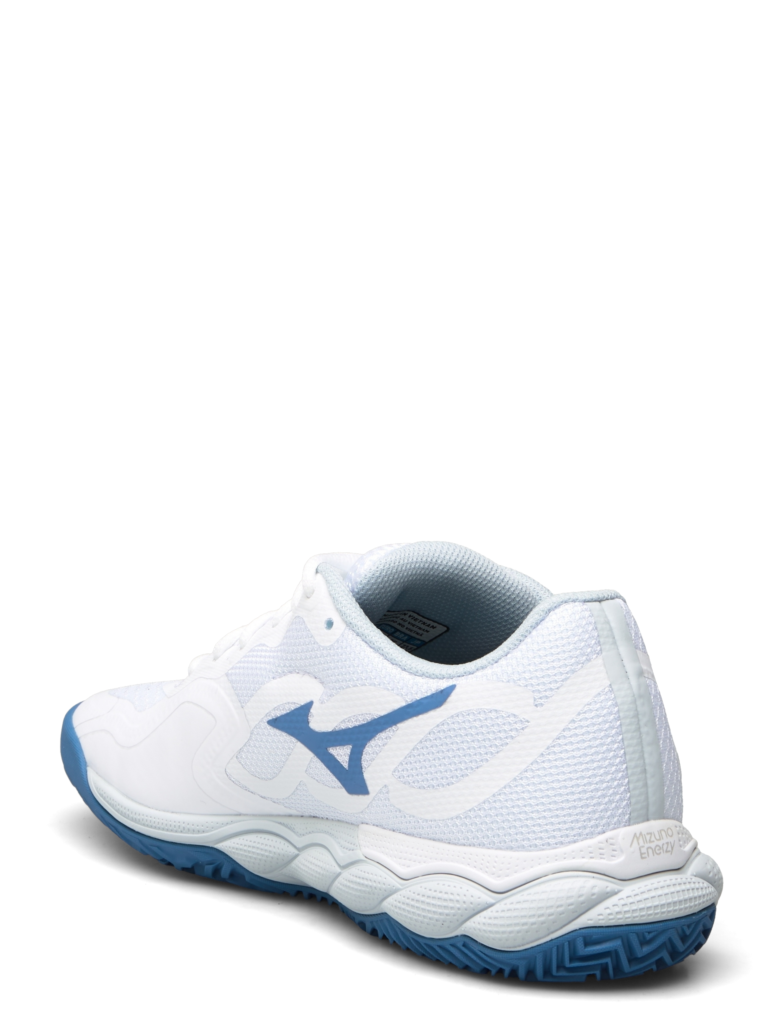 Mizuno - WAVE ENFORCE COURT CC(W) - teniso batai - white/parisian blue/plein air - 3