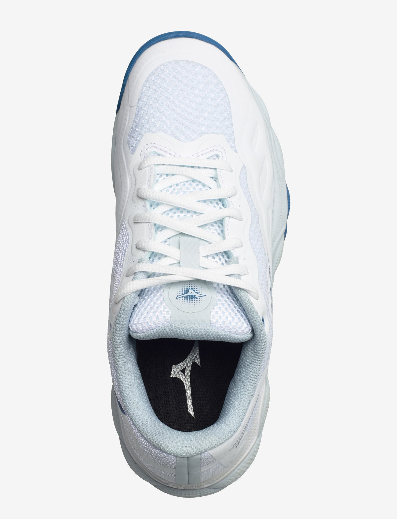 Mizuno - WAVE ENFORCE COURT CC(W) - tennissko - white/parisian blue/plein air - 4