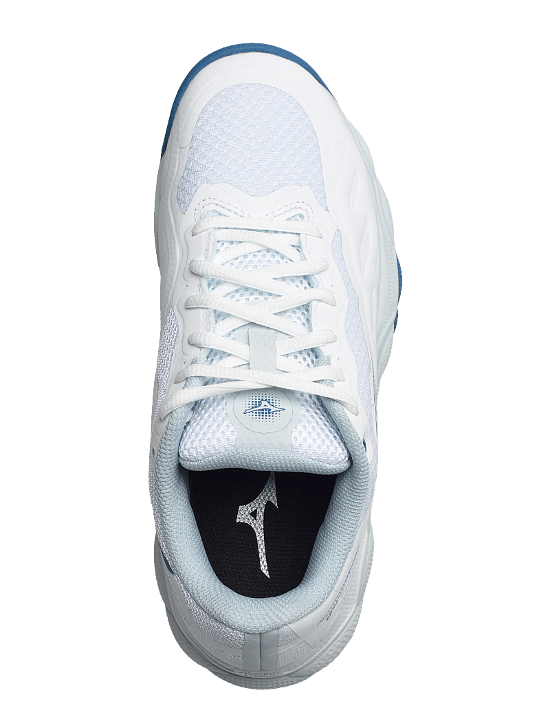 Mizuno - WAVE ENFORCE COURT CC(W) - tennissko - white/parisian blue/plein air - 4