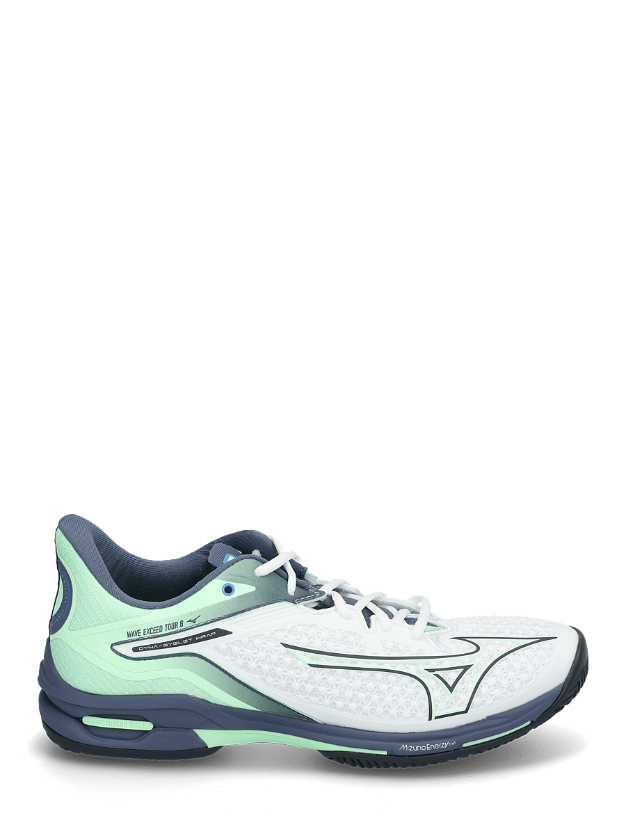 Mizuno - WAVE EXCEED TOUR 6 CC(U) - tennisskor - white/india ink/neo mint - 1