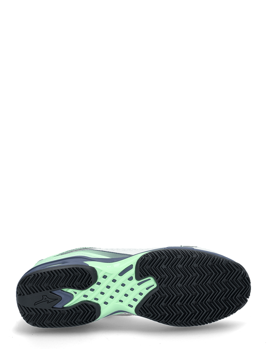 Mizuno - WAVE EXCEED TOUR 6 CC(U) - tennisskor - white/india ink/neo mint - 4
