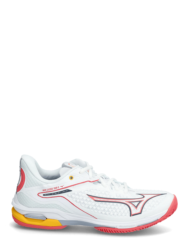 Mizuno - WAVE EXCEED TOUR 6 CC(W) - tennissko - white/calypso coral/icelandic blue - 1