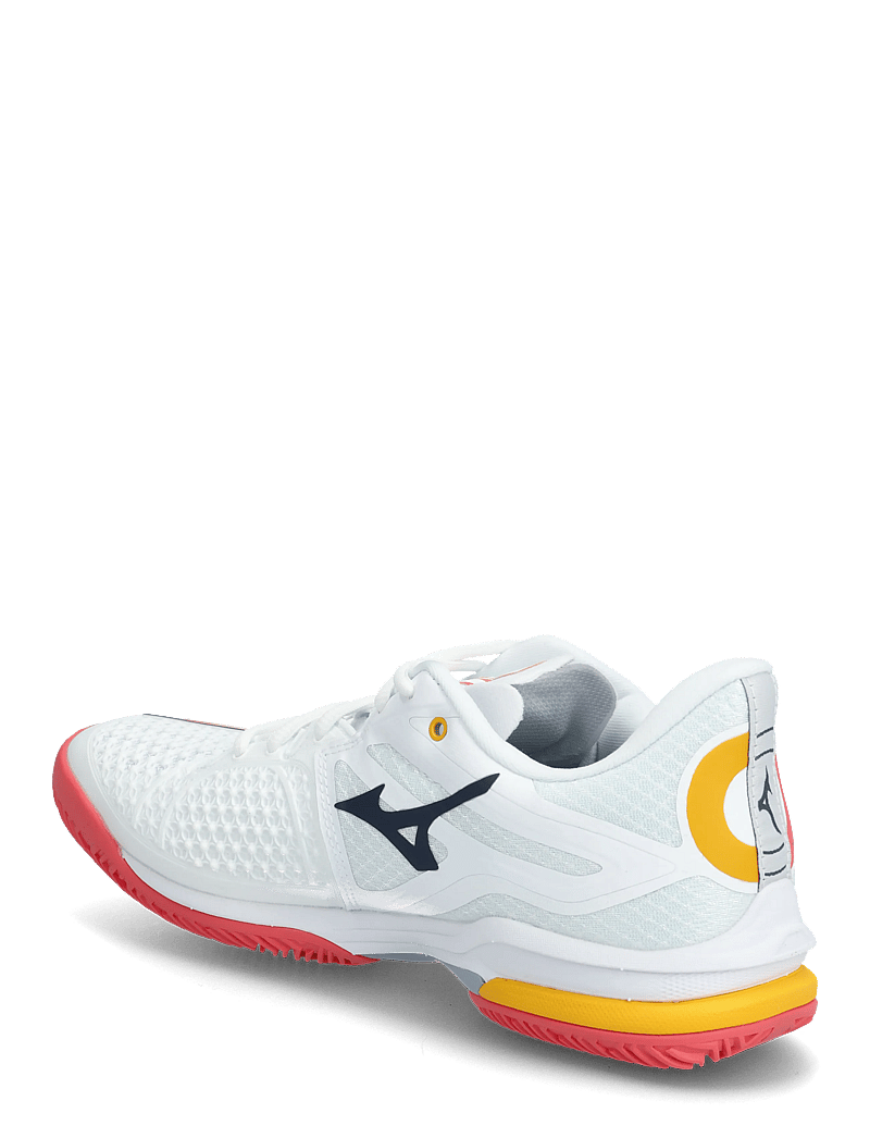 Mizuno - WAVE EXCEED TOUR 6 CC(W) - tennissko - white/calypso coral/icelandic blue - 2