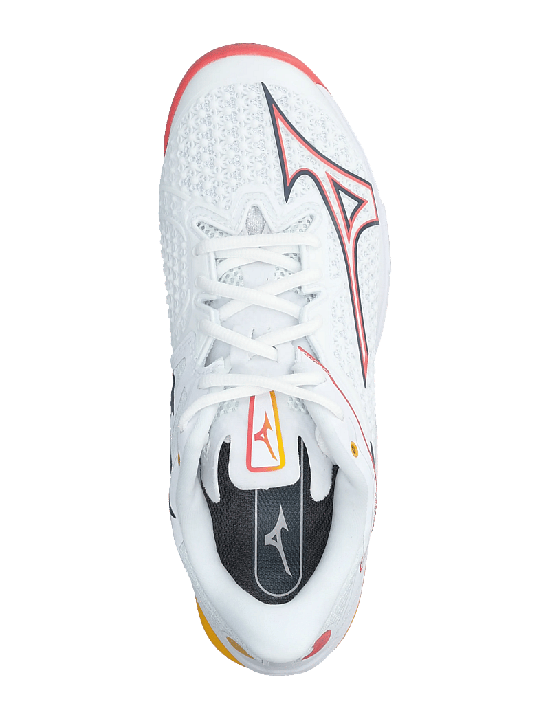 Mizuno - WAVE EXCEED TOUR 6 CC(W) - tennissko - white/calypso coral/icelandic blue - 3