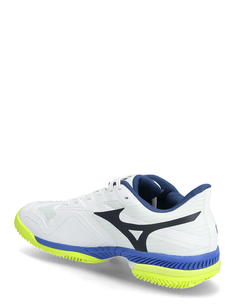 Mizuno - WAVE EXCEED COURT CC(M) - tennissko - white/dazzling blue/lightning yellow - 2