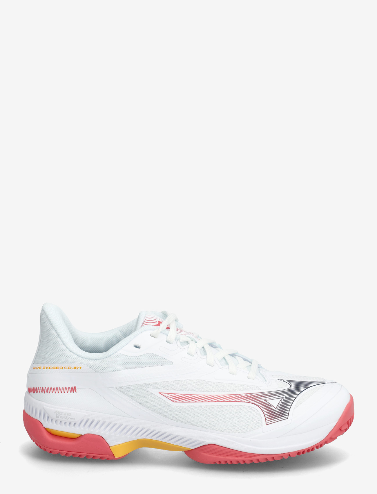 Mizuno - WAVE EXCEED COURT CC(W) - tennis shoes - white/calypso coral/citrus - 1