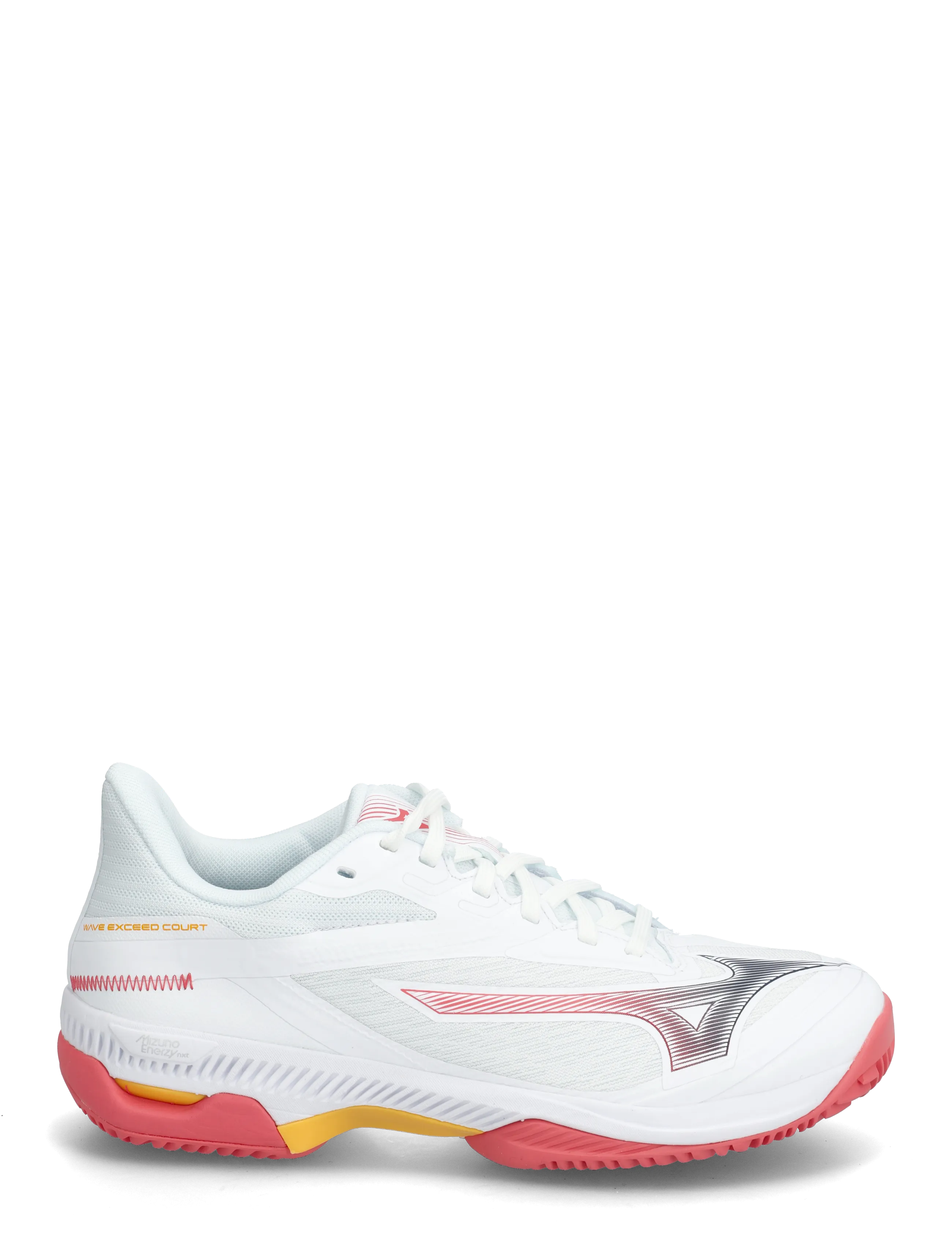 Mizuno - WAVE EXCEED COURT CC(W) - tennisschuhe - white/calypso coral/citrus - 1