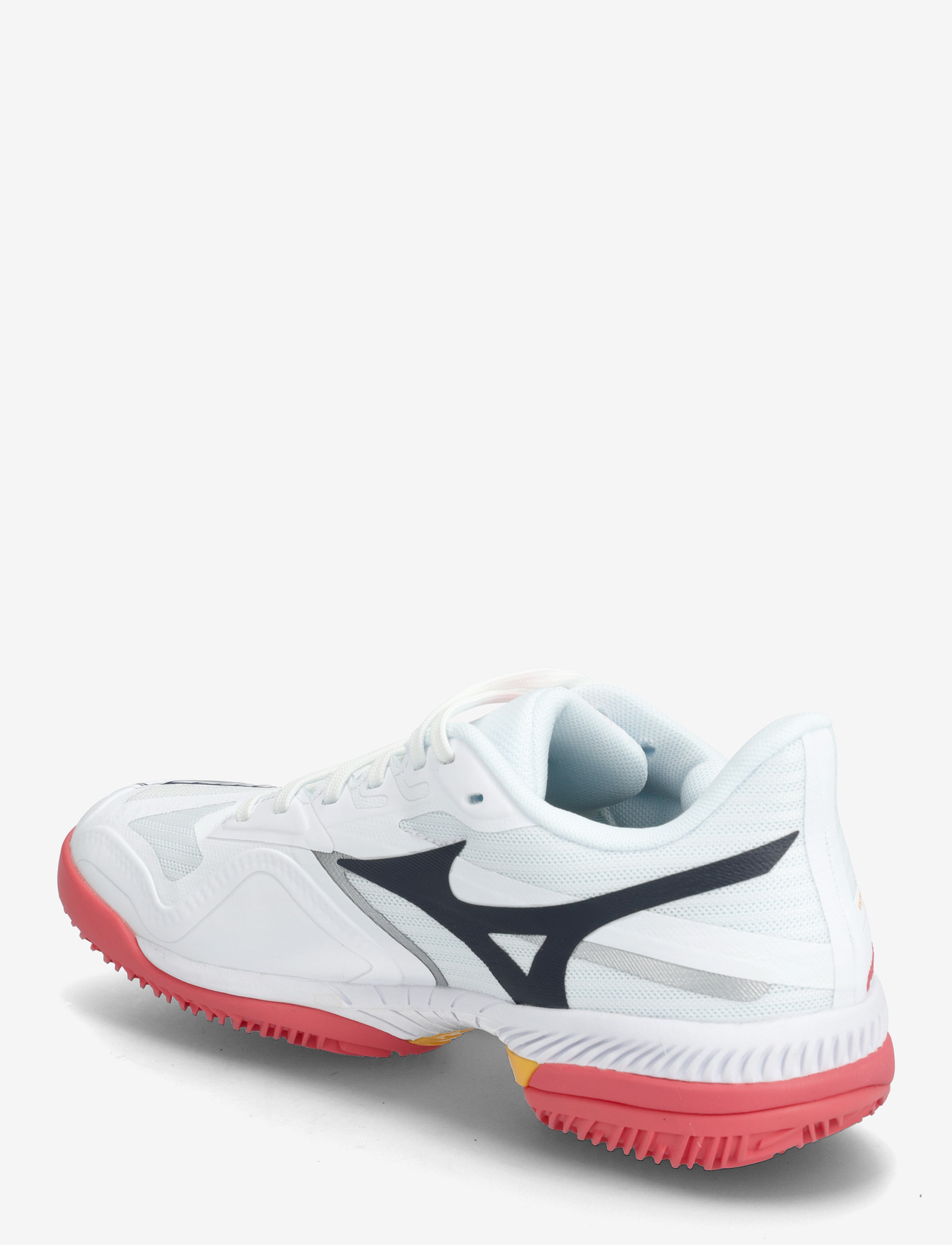 Mizuno - WAVE EXCEED COURT CC(W) - tennis shoes - white/calypso coral/citrus - 2