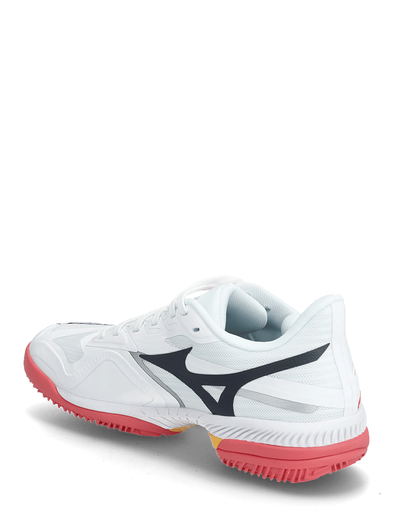 Mizuno - WAVE EXCEED COURT CC(W) - tennis shoes - white/calypso coral/citrus - 2