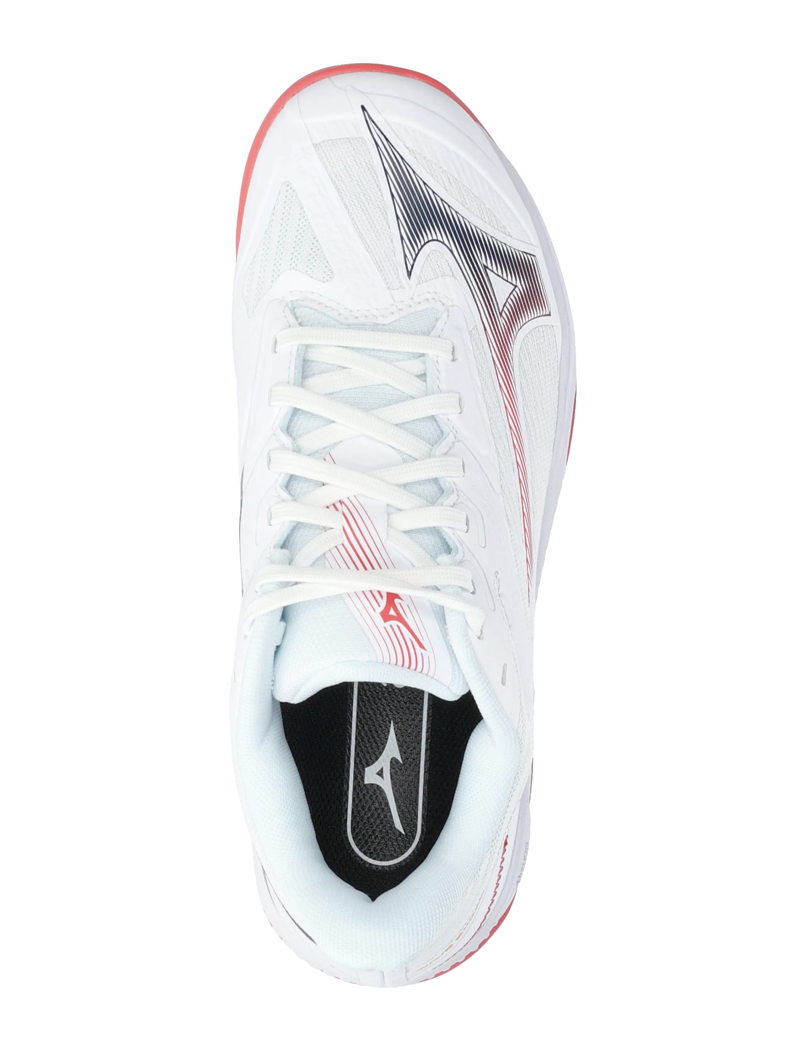 Mizuno - WAVE EXCEED COURT CC(W) - tennisschuhe - white/calypso coral/citrus - 3