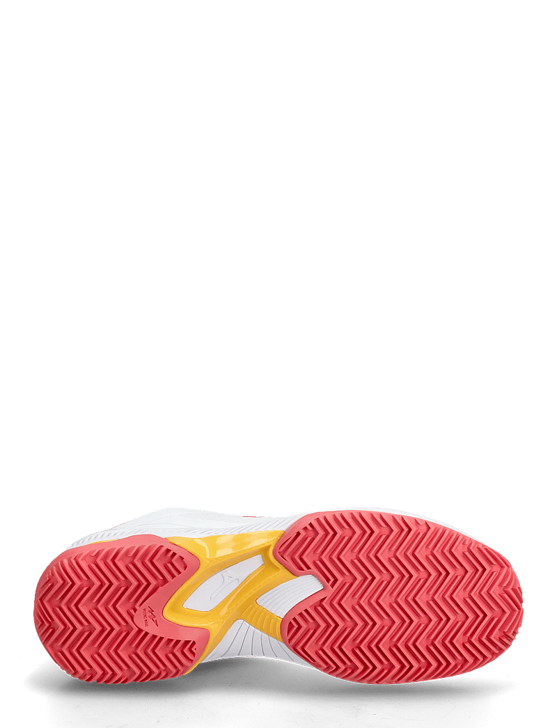 Mizuno - WAVE EXCEED COURT CC(W) - tennis shoes - white/calypso coral/citrus - 4