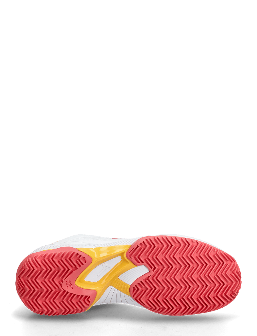 Mizuno - WAVE EXCEED COURT CC(W) - tennisschuhe - white/calypso coral/citrus - 4