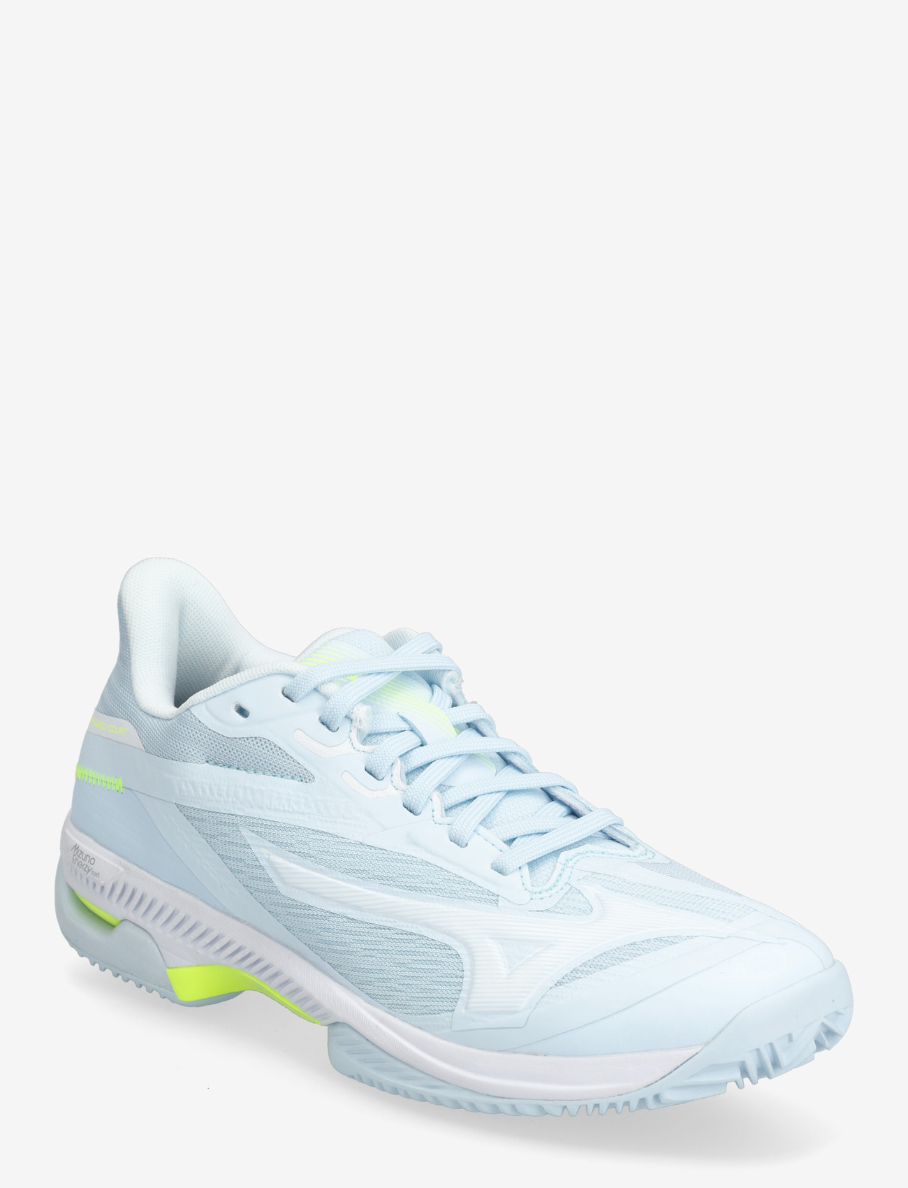 Mizuno - WAVE EXCEED COURT CC(W) - tennis shoes - ice water/lightning yellow/ancient water - 0